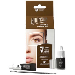 BRONSUN Starter pack- #7 dark brown - lash & brow dye